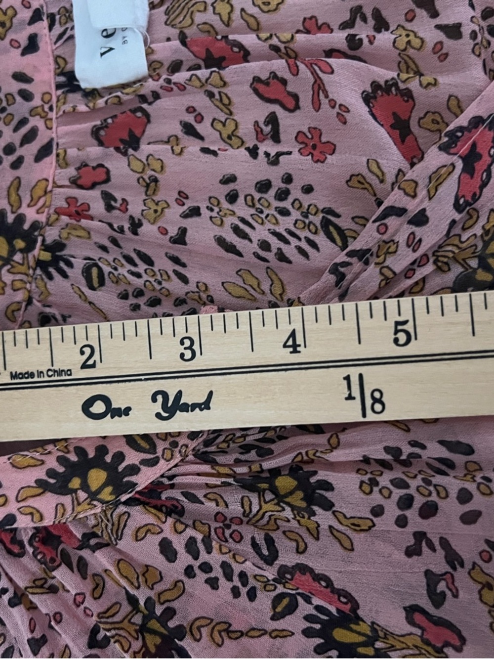 Velvet By Graham & Spencer Anthropologie Aubrey Floral Tunic Mini Dress Size M - Picture 11 of 13